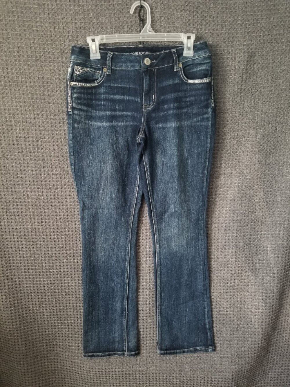 Maurices Dark Wash Embellished Jeans 8 Reg.